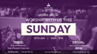 Weekly Service Animation Photo Church Sunday Service Animation Video Template | PosterMyWall