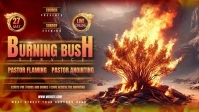 Church sunday service burning bush ad Miniature YouTube template