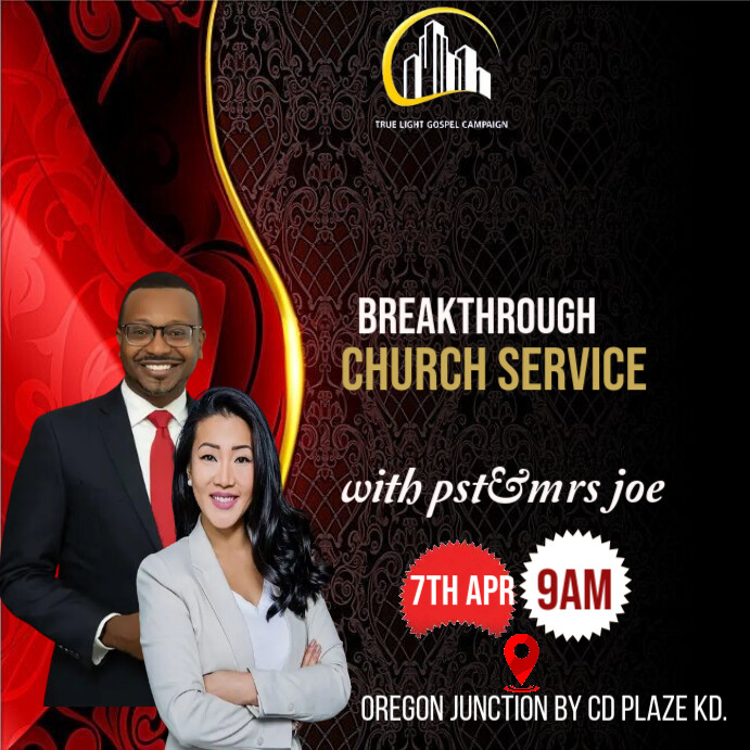Church/Sunday service Kwadrat (1:1) template