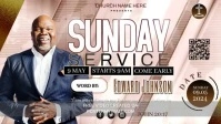 church sunday service design template Gambar Mini YouTube