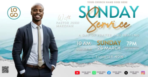 Wit Church Prayer and Healing Service Facebook Shared Image Template