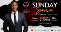 Church sunday service facebook post template