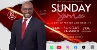Church sunday service facebook post template