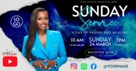 Church sunday service facebook post template