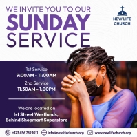 sunday service Template | PosterMyWall