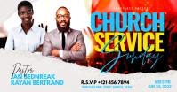 Church Sunday Service Social Media ad template
