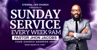 CHURCH SUNDAY SERVICE TEMPLATES Facebook Shared Image