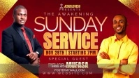 Church sunday service with special guest Affichage numérique (16:9) template