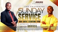 Church sunday service with special guest 数字显示屏 (16:9) template