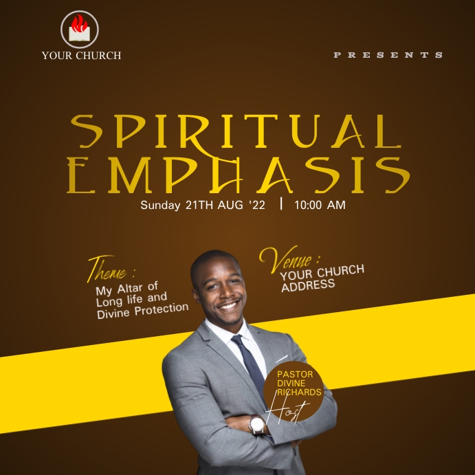 church template (4) | PosterMyWall