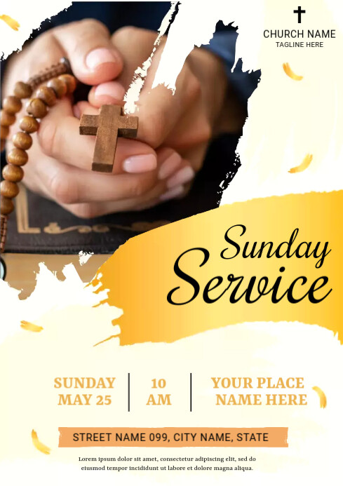 CHURCH TEMPLATE | PosterMyWall