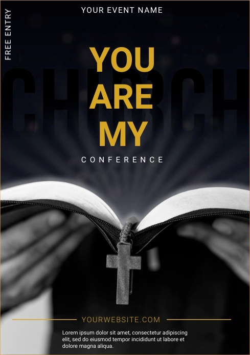 CHURCH TEMPLATE | PosterMyWall
