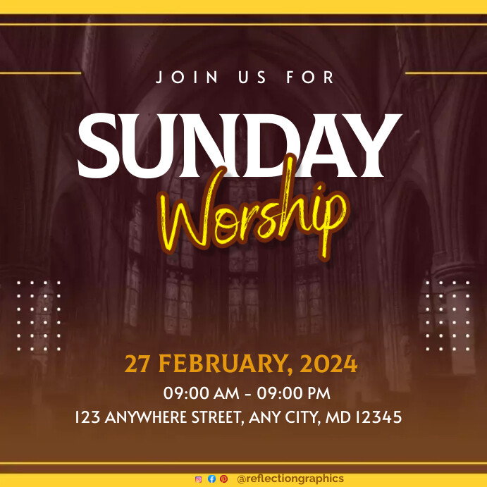 Church Template | PosterMyWall