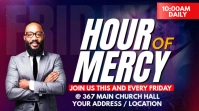 Church template flyer Affichage numérique (16:9)