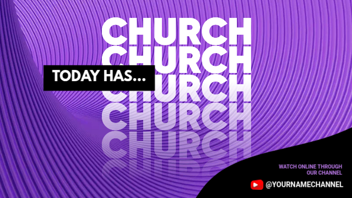 Church Thumbnail Youtube Modelo | PosterMyWall
