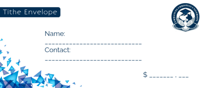 Tithes And Offerings Envelope Template | PosterMyWall