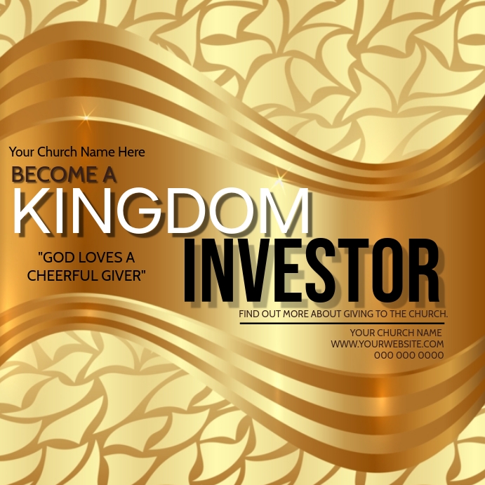 Church Tithe and Offering Template | PosterMyWall