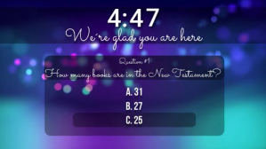 church trivia countdown video Digital Display (16:9) template