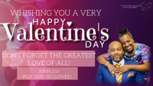 紫色 Valentine's Day Church Event Facebook-covervideo Template