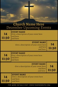 55,610+ church calendar Customizable Design Templates | PosterMyWall