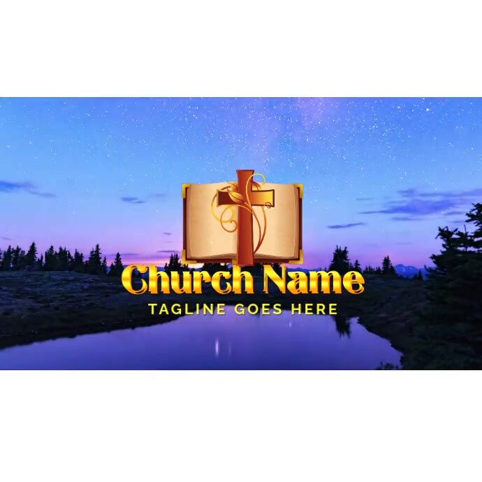 church video intro outro, logo video, jesus Template PosterMyWall