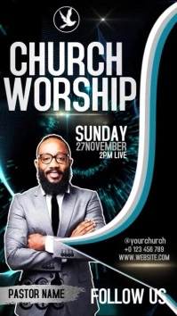 CHURCH VIDEO POSTER BACKGROUND template