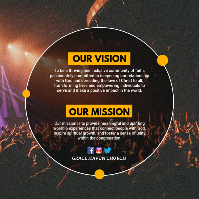 church vision and mission poster Template PosterMyWall church vision and mission poster Template PosterMyWall