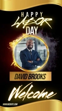 Happy Labor Day Church Screen Template Instagram Story