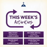 church mid week activities Template | PosterMyWall