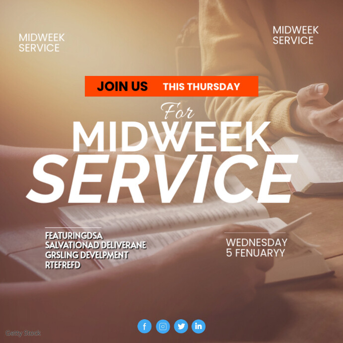 Church weekend Flyer Template | PosterMyWall