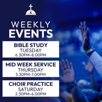 church mid week activities Template | PosterMyWall