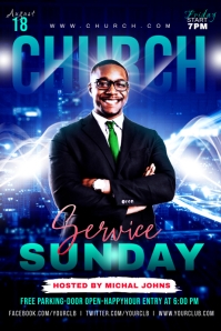 Church weekly service Template | PosterMyWall