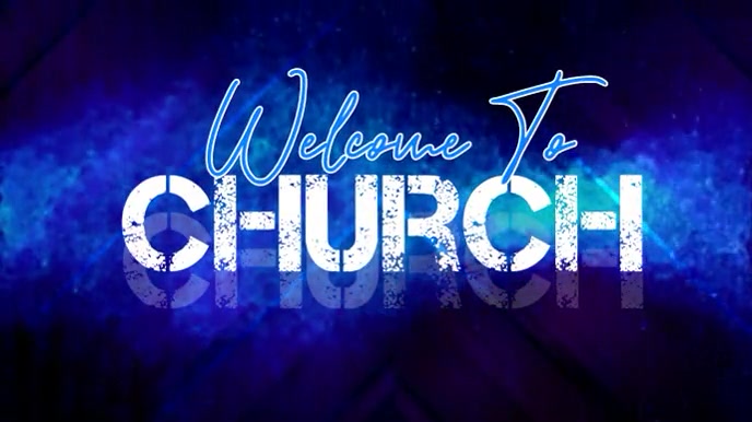 Church Welcome motion Graphics videos,slide p Voorlegging (16:9) template