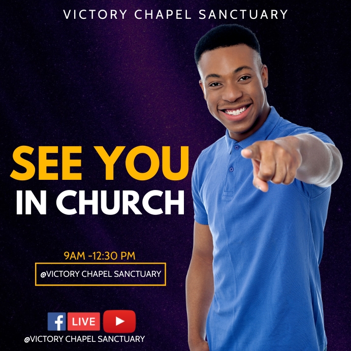 church template PosterMyWall