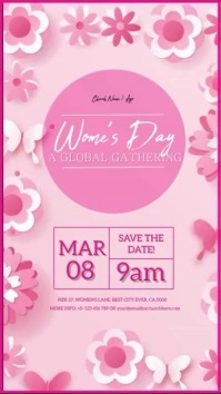 Church Women's Fellowship Flyer Template Instagram-verhaal