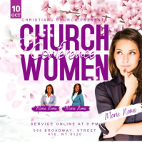 Church Women Conference Instagram na Post template