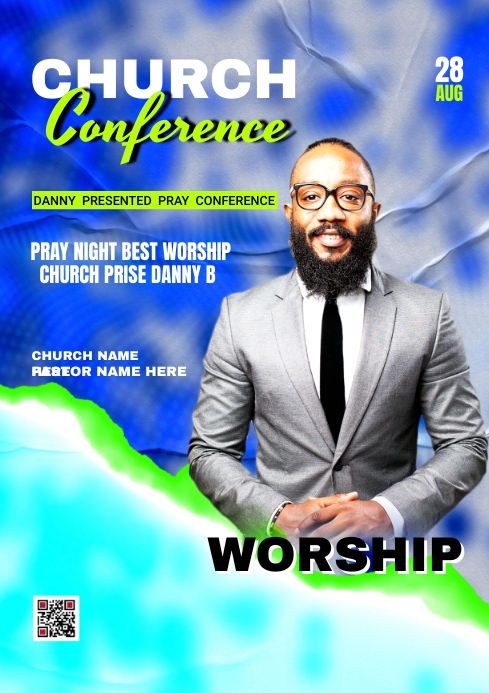 Copy of church worship ad design | PosterMyWall