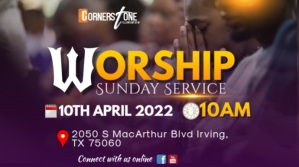 Purple Worship Sunday Service Digitalt display Template