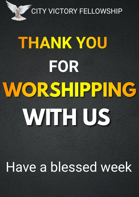 church worship A4 template