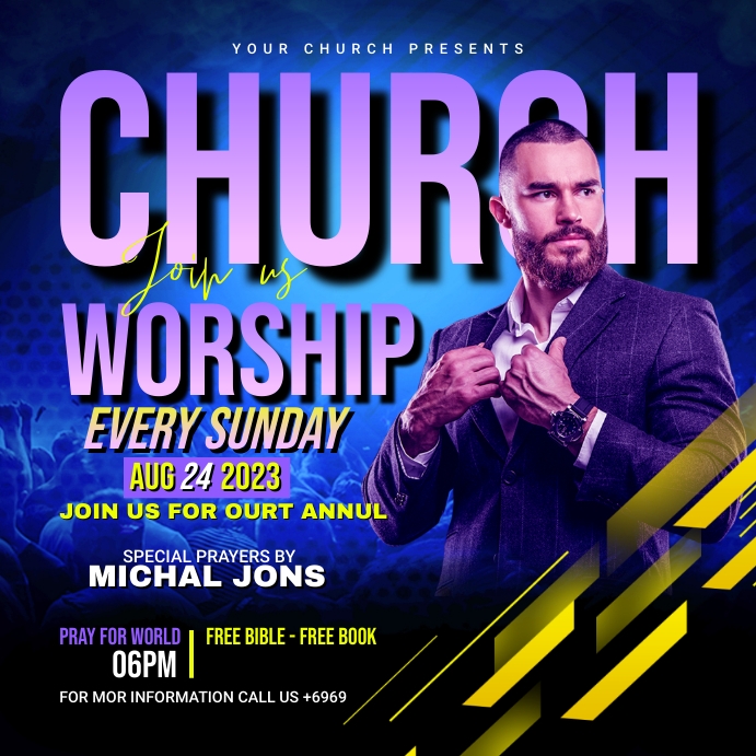 Copy Of Church Worship Flyer PosterMyWall copy-of-church-worship-flyer-postermywall