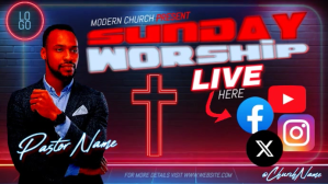 Lilla Church Event Promotion YouTube Thumbnail Template