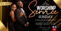 church worship service Imagen Compartida en Facebook template