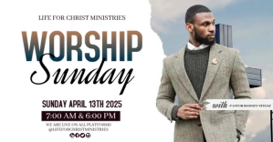 Branco Worship Sunday Event Facebook Gedeelde Prent Template