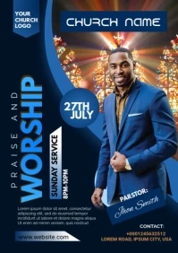 Church Worship Sunday Service Template A2