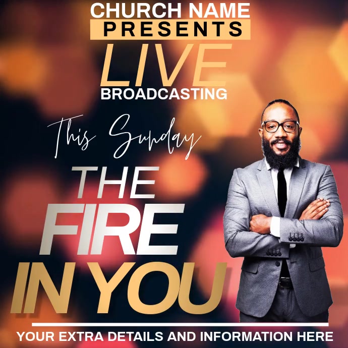 CHURCH YOUTUBE THUMBNAIL TEMPLATE | PosterMyWall