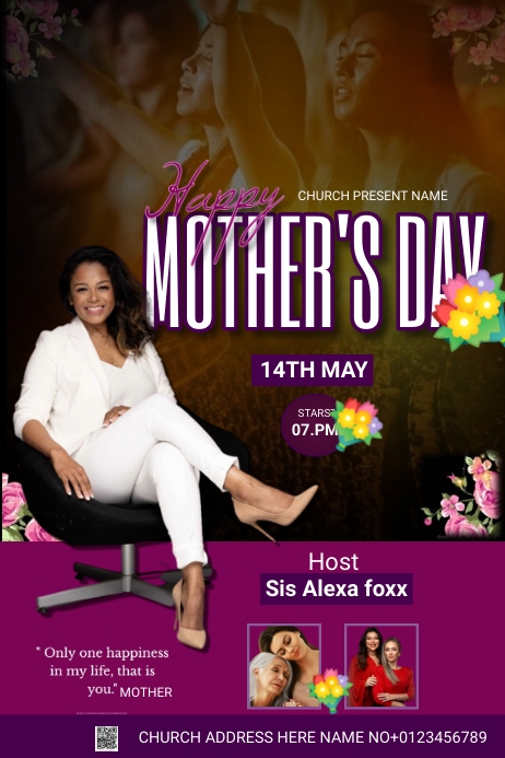 Church. mother's day Template | PosterMyWall