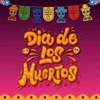 Dia de meurtos,event,festival Instagram Post template