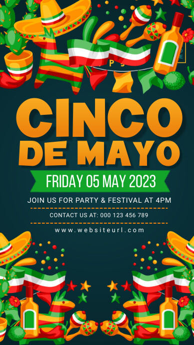 Cinco de mayo,event,festival (1) Instagram Story template