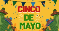 Cinco De Mayo Ads Facebook-gebeurtenisomslag template
