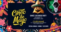 Cinco de mayo Banner Изображение, которым поделились на Facebook template